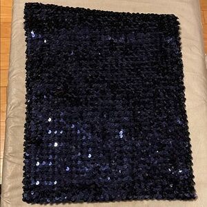 Navy Sequin top
